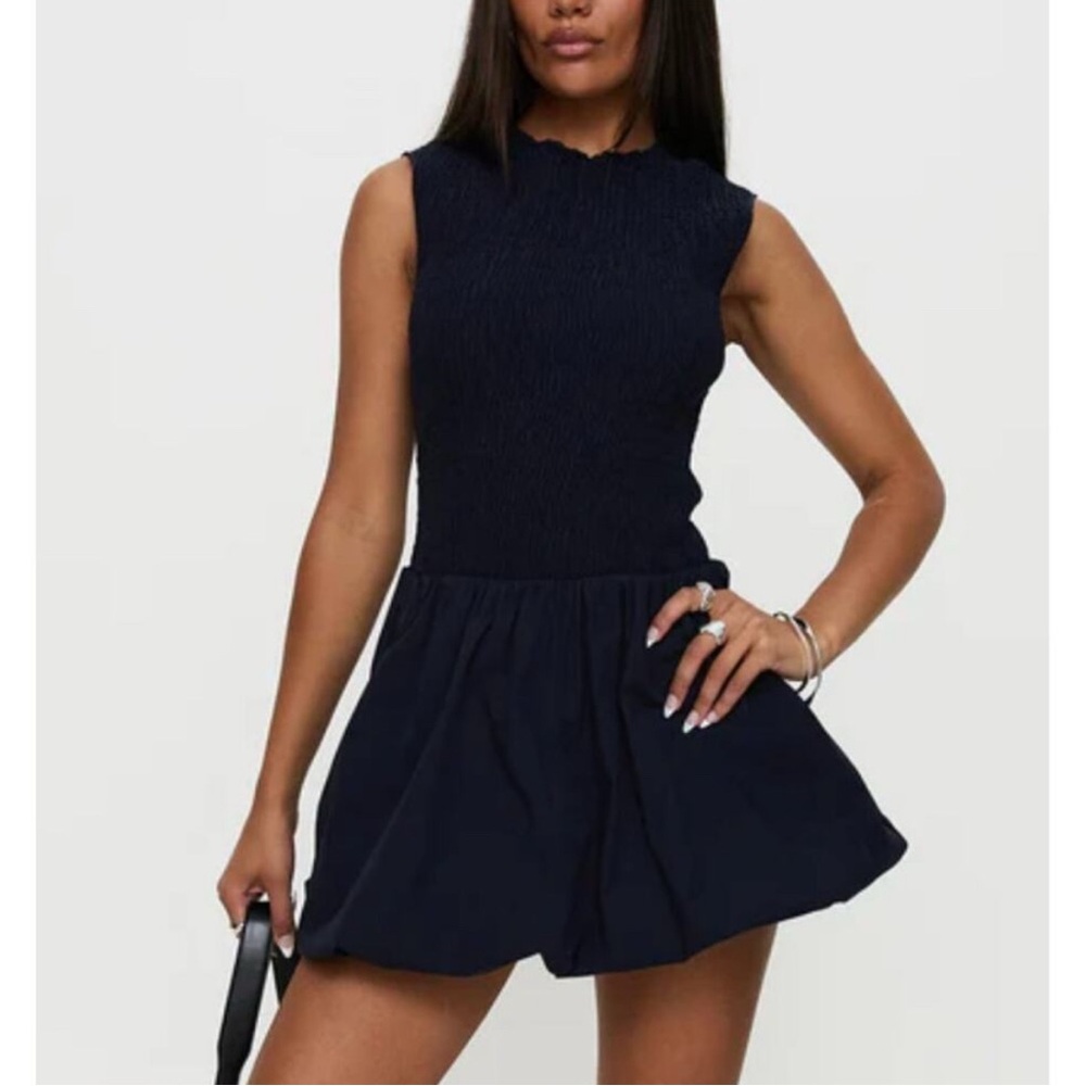 NWT Princess Polly Narnie Mini Dress Navy size 6